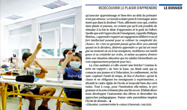 Télérama Oui apprendre peut être un plaisir