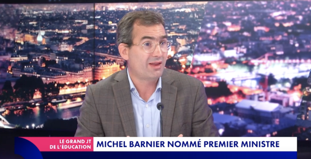 Éducation : les dossiers qui attendent Michel Barnier, nouveau Premier ministre 1 Capture decran 2024 09 10 a 17.53.10 1024x524 1
