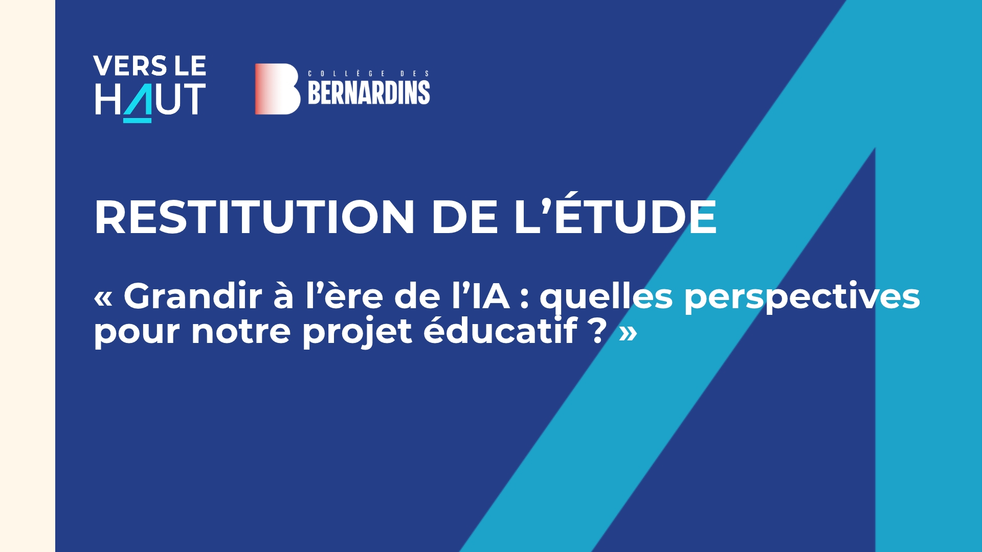 Accueil 34 rencontre - restitution de l'étude IA